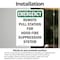 Signmission Remote Pull Station For Hood Fire Emergency Sign, Vinyl Decal, 7in W x 10in L, 2PK OS-2PACK-EM-D-710-V-10534 - alternate 3
